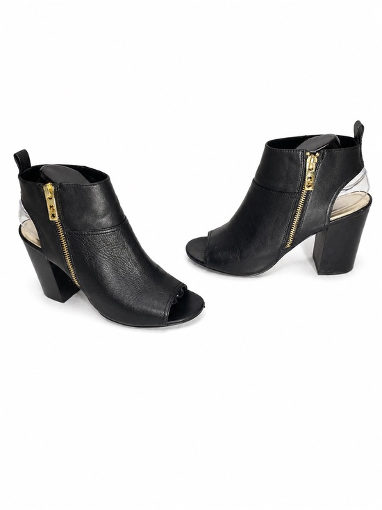 Cole Haan Shoes - Cole Haan Black Leather Block Heel Slingback Pumps | Size 8B